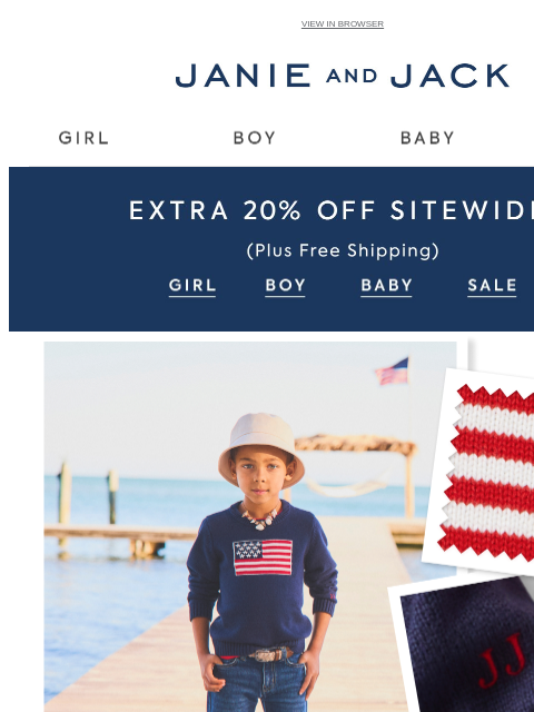 janieandjack newsletter: Free shipping is all yours
