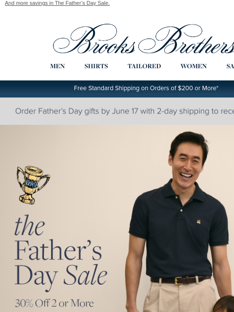 brooksbrothers newsletter: Pants & Shorts: up to 30% off