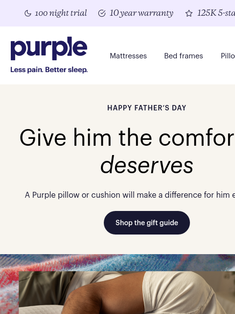 purple newsletter: We’ll help you become dad’s favorite
