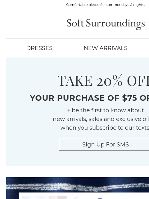 softsurroundings newsletter: Summer Style, Solved