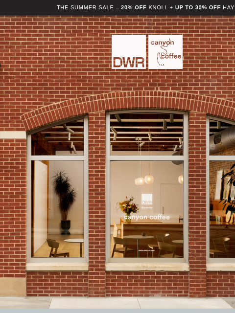 dwr newsletter: Step inside Canyon Coffee at DWR Fulton Market