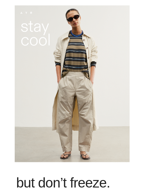 ayr newsletter: COOL PANTS