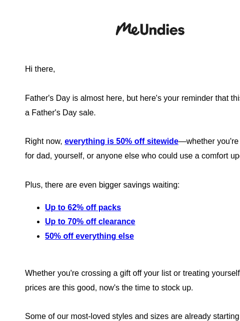 meundies newsletter: Father's Day Sale Is On Fire 🔥