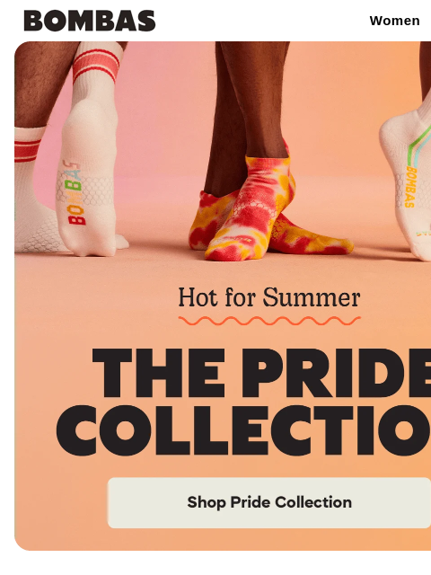 bombas newsletter: Pride Socks Are a Summer Hit