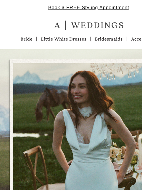 anthropologie newsletter: NEW Collection: Valley Vows