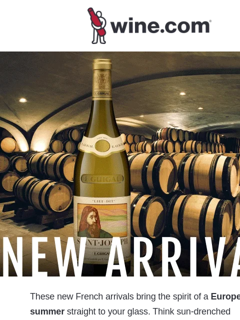 wine newsletter: Fresh Arrivals From France