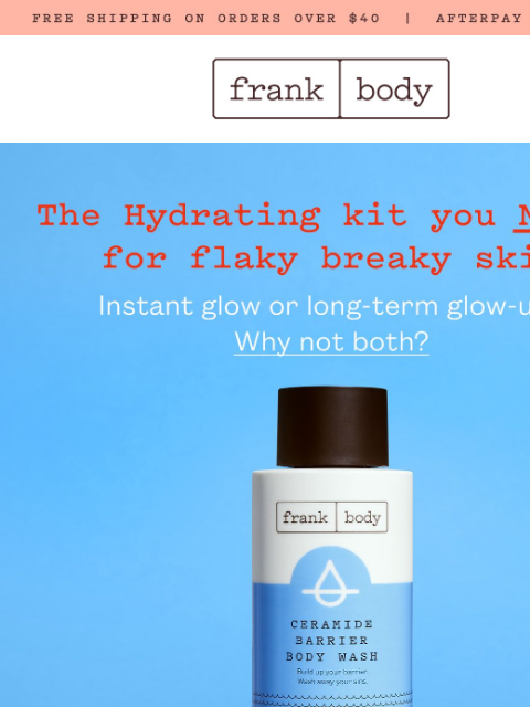 frankbody newsletter: It's heating up. And your skin is getting juicier.