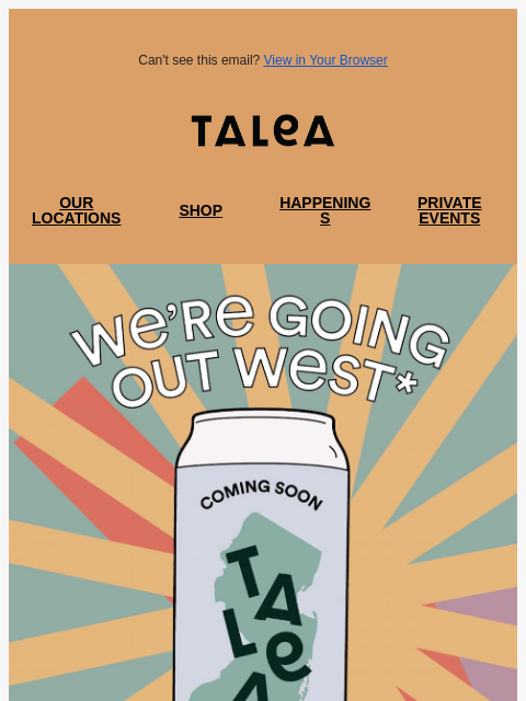 taleabeer newsletter: We're Hitting the Road: Now Available in NJ & on U...