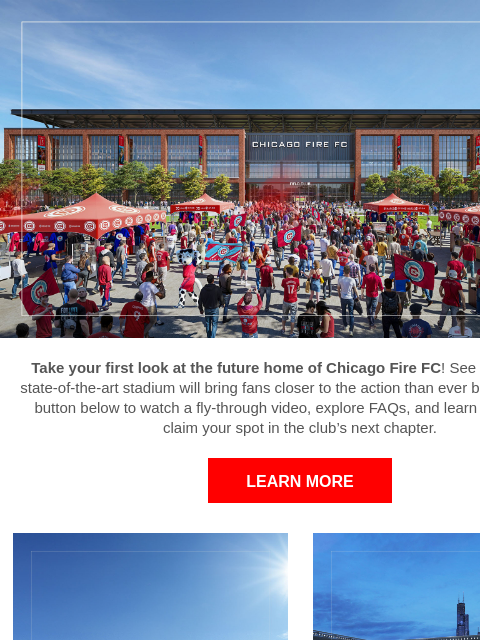 chicagofirefc newsletter: 🔥 First Look: The Future Home of Chicago Fire FC!