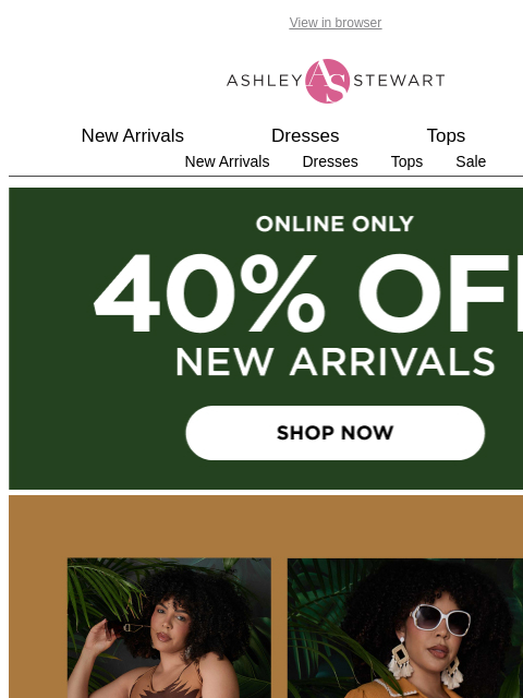 ashleystewart newsletter: All new, all for YOU
