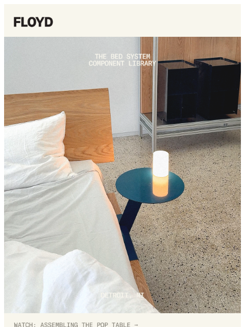 floydhome newsletter: The Pop Bedside Table