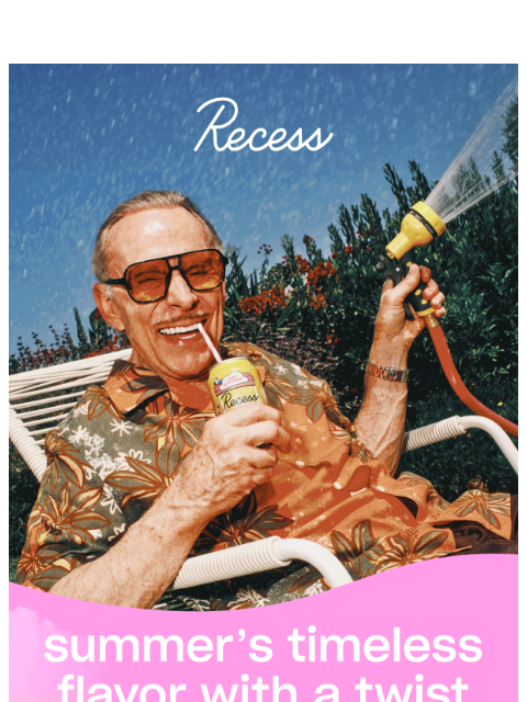 takearecess newsletter: pink lemonade, but better
