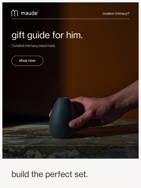 getmaude newsletter: curated for him.