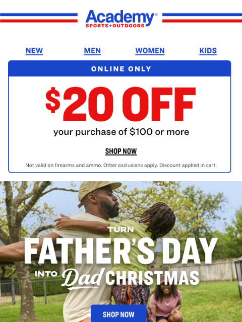 academy newsletter: Gifts for Dad: Under $25, Under $50, and More