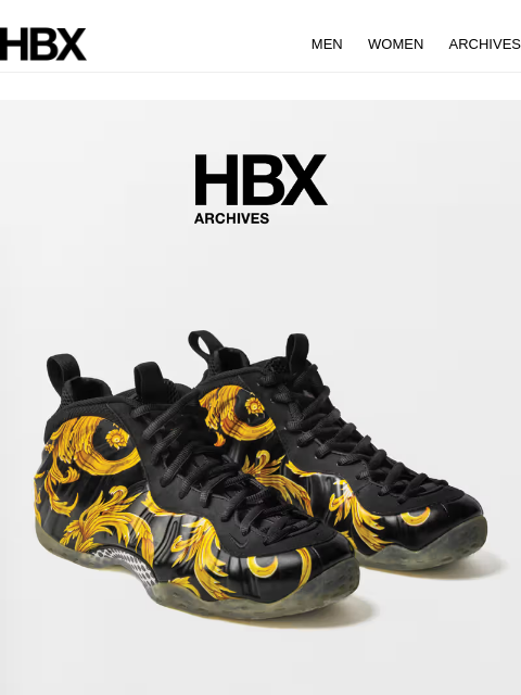 hbx newsletter: HBX Archives Preview: 16 June/9AM EST/9PM HKT Rele...