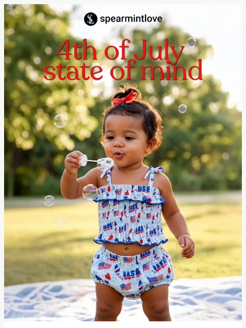 spearmintlove newsletter: 4th of July State of Mind 🇺🇸✨