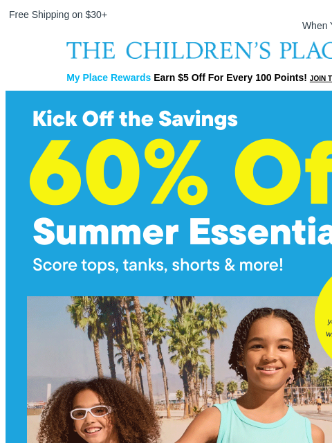 childrensplace newsletter: Last Day 🚨 Extra 20% OFF your $100+ purchase