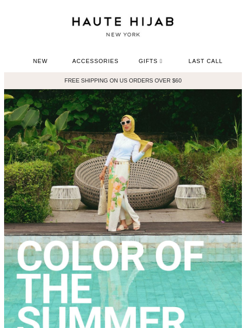 hautehijab newsletter: 2026 COLOR OF THE SUMMER 🍋