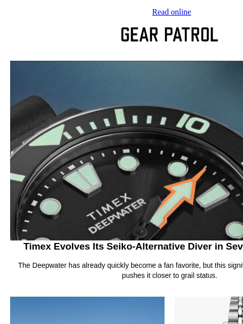 gearpatrol newsletter: Timex’s Seiko-Alternative Diver Steps Up, Big Time