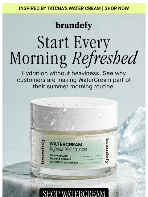 brandefyskin newsletter: The moisturizer your summer routine needs
