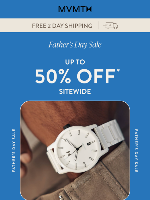 mvmt newsletter: Up to 50% Off Ceramic Watches