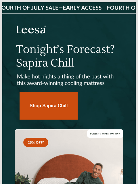 leesasleep newsletter: Hot nights call for a cooler mattress