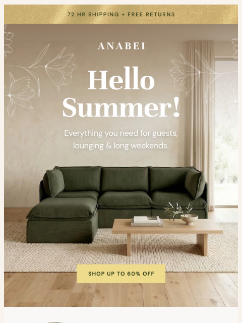 anabei newsletter: The 4th of July Hosting Edit ☀️🍦