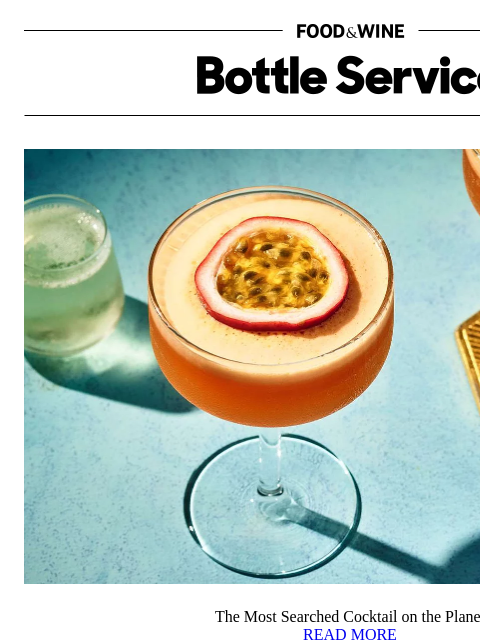 foodandwine newsletter: The Most Searched Cocktail on the Planet