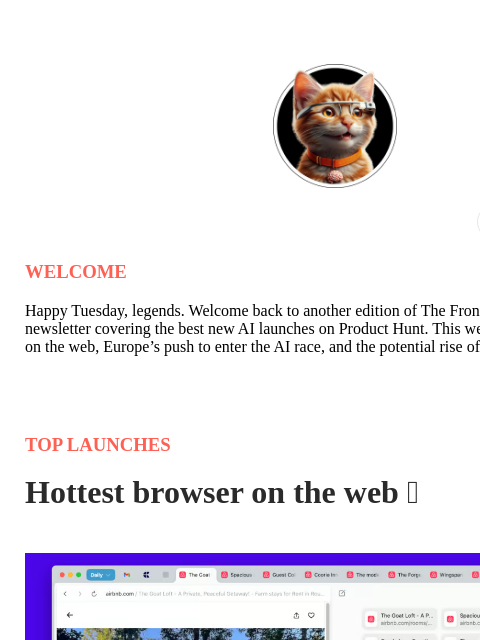 producthunt newsletter: 🧠 Europe's AI push