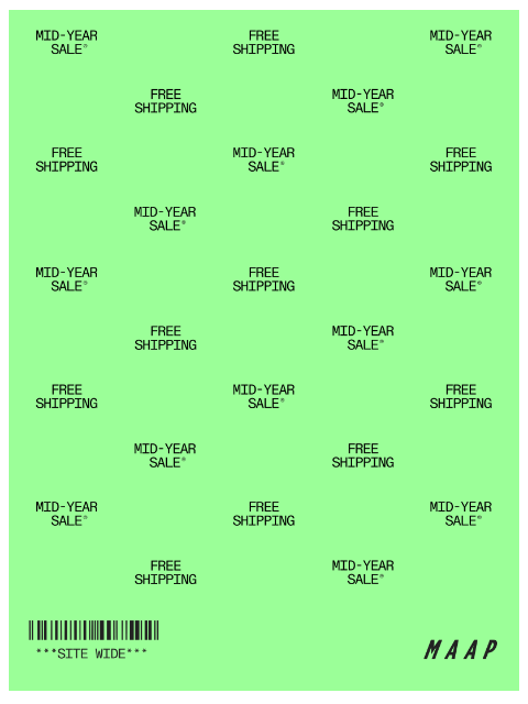 maap newsletter: Unlock Free Shipping in The Mid-Year-Sale