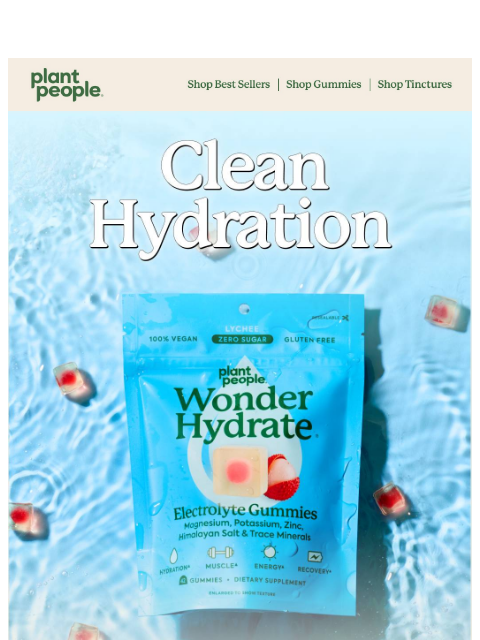 plantpeople newsletter: Hydration 101💧