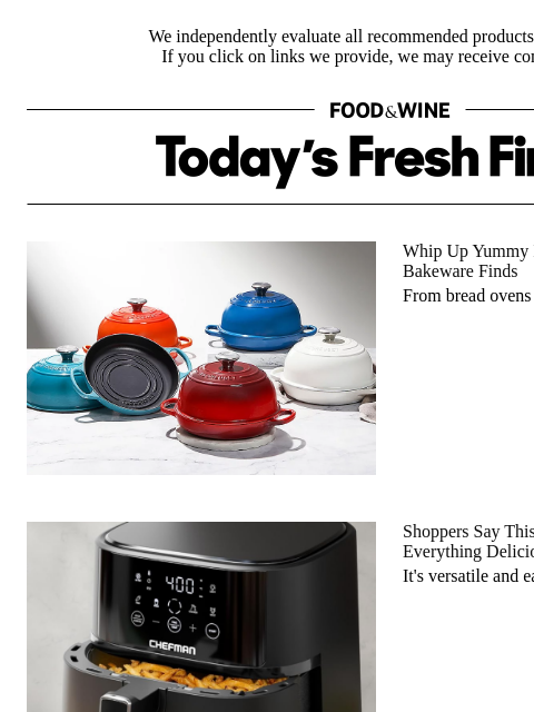 foodandwine newsletter: Score 42% Off the Air Fryer That Cooks Everything ...