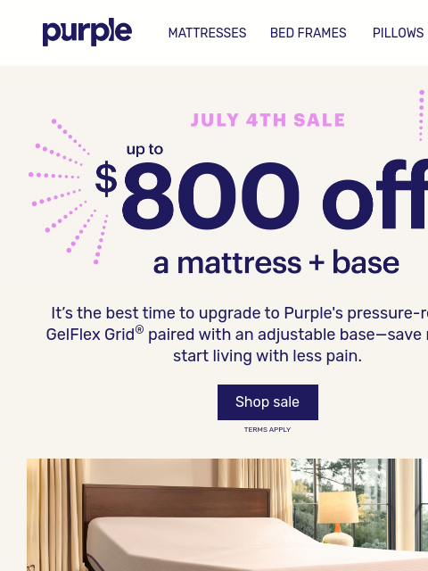 purple newsletter: Explosive July 4th savings!