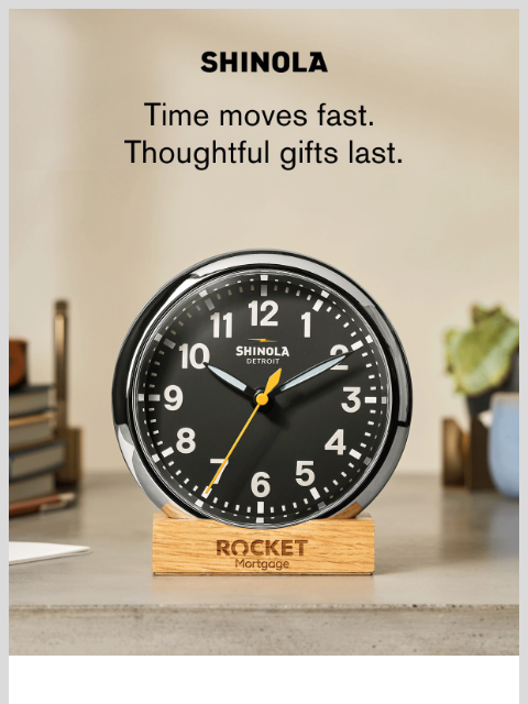shinola newsletter: A Gift That Keeps Time & Leaves a Mark
