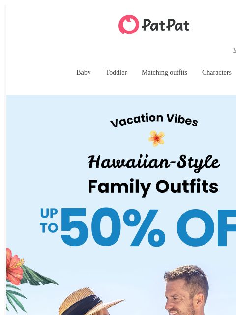 patpat newsletter: 🌴Hot Styles, Cool Prices — Up to 50% OFF! 