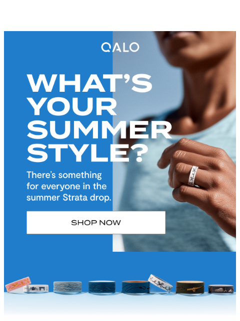 qalo newsletter: THE SUMMER STRATA DROP