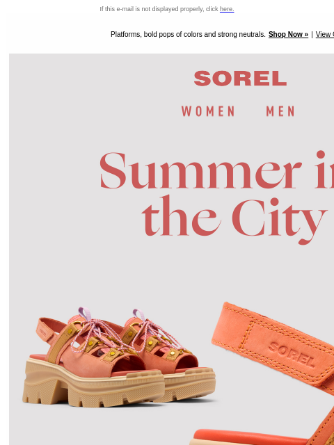 sorel newsletter: Statement Silhouettes for Everywhere You Go 