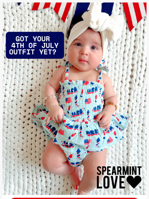 spearmintlove newsletter: Got your 4th of July outfit yet? 🇺🇸