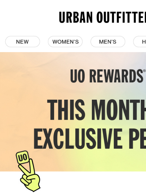 urbanoutfitters newsletter: This month’s EXCLUSIVE giveaways