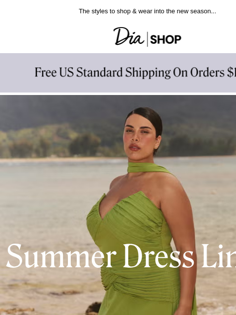 dia newsletter: Spring-Into-Summer Dresses 🤍 ​