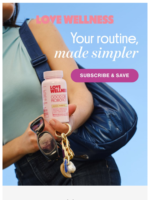 lovewellness newsletter: The secret to less wellness stress