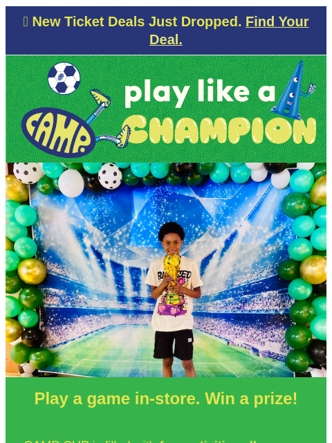 camp newsletter: Every player wins at CAMP CUP 🏆