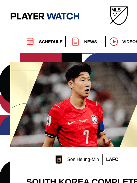 mlssoccer newsletter: Son Heung-Min leads South Korea's World Cup charge