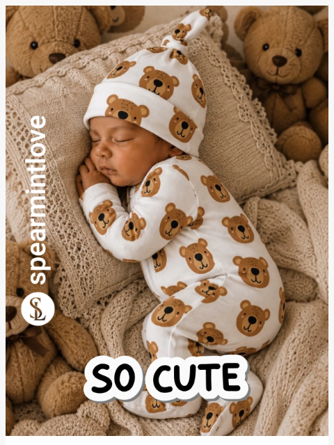 spearmintlove newsletter: So Beary Cute 🐻