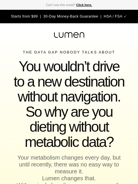 lumen newsletter: The scale only shows the result