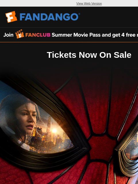 fandango newsletter: Spider-Man: Brand New Day | Get Tickets