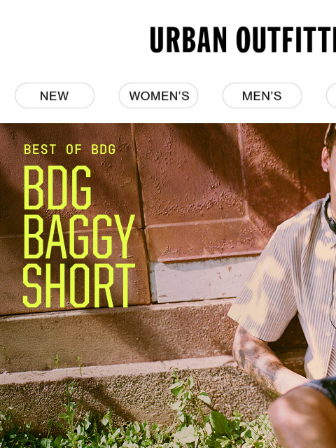 urbanoutfitters newsletter: Big shorts styles from BDG →