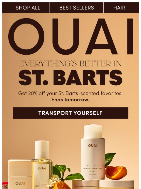 theouai newsletter: Stock up & save on St. Barts