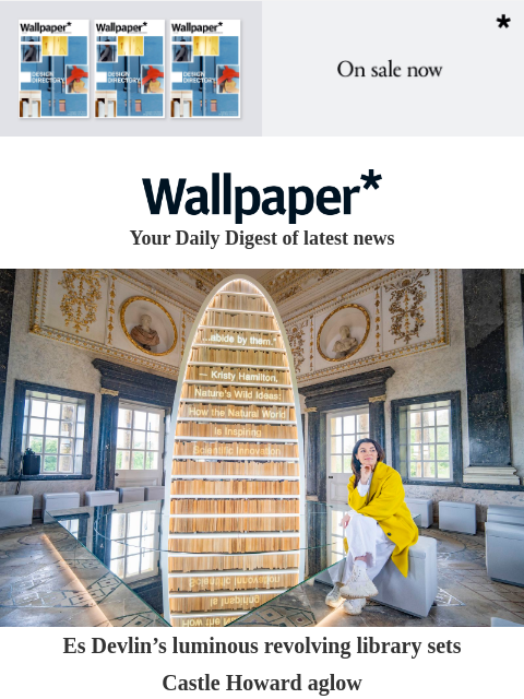 futureplc newsletter: Es Devlin’s luminous library sets Castle Howard ag...