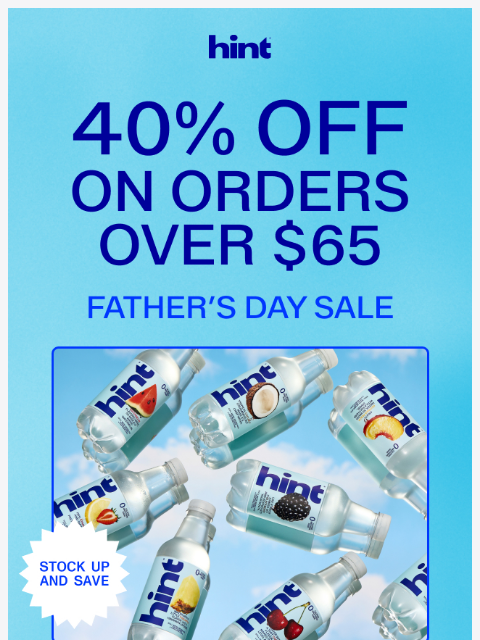 drinkhint newsletter: We just made Father’s Day easy.